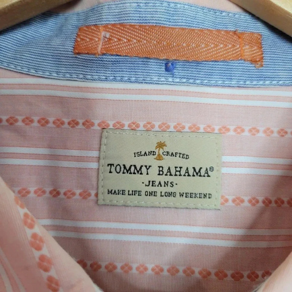 Tommy Bahama Men's Button-Up Shirt Size XL Multicolor 100% Cotton Long Sleeves - Picture 10 of 11